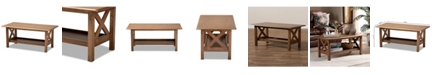 Furniture Furniture Reese Modern Rectangular Coffee Table